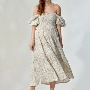 Maternity midi dress